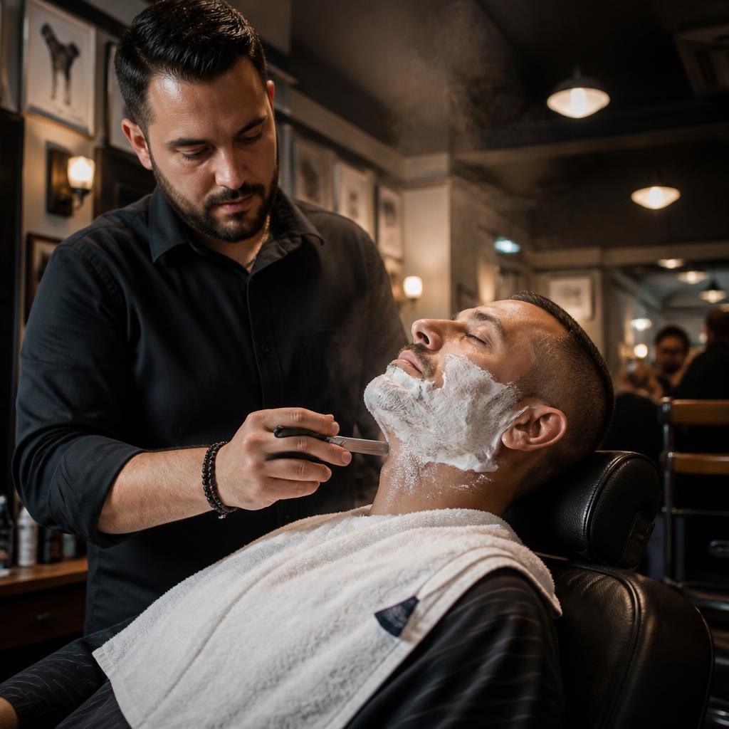Premium men's haircut example
