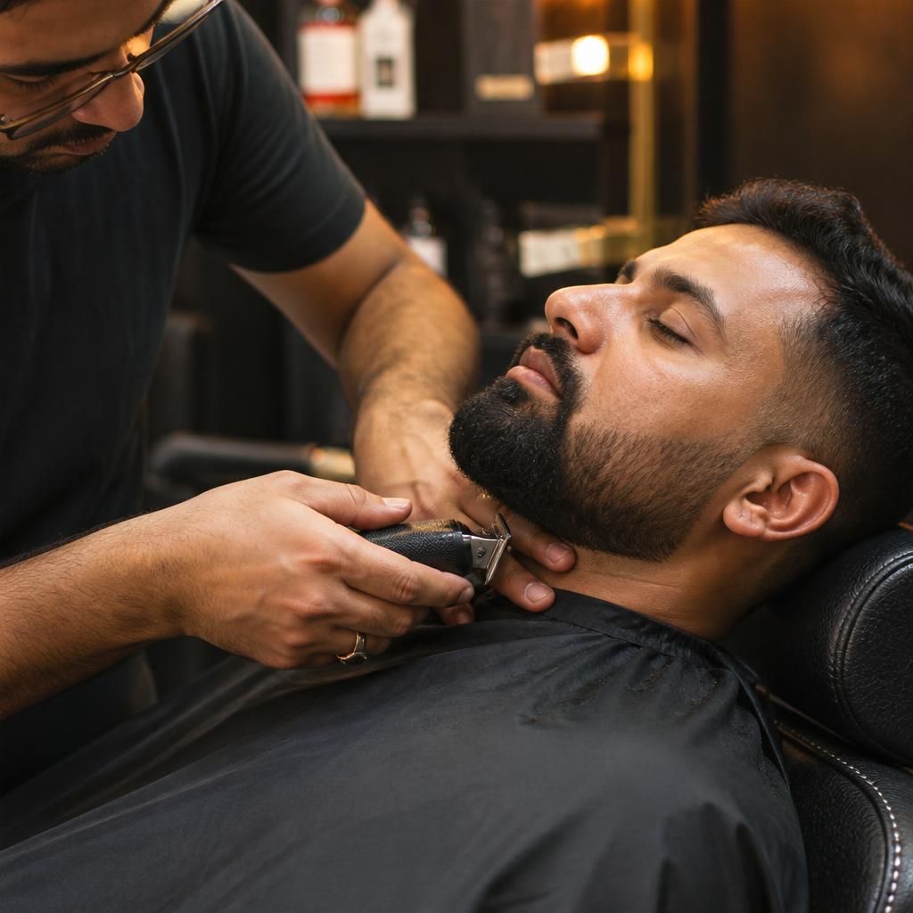 Premium men's haircut example